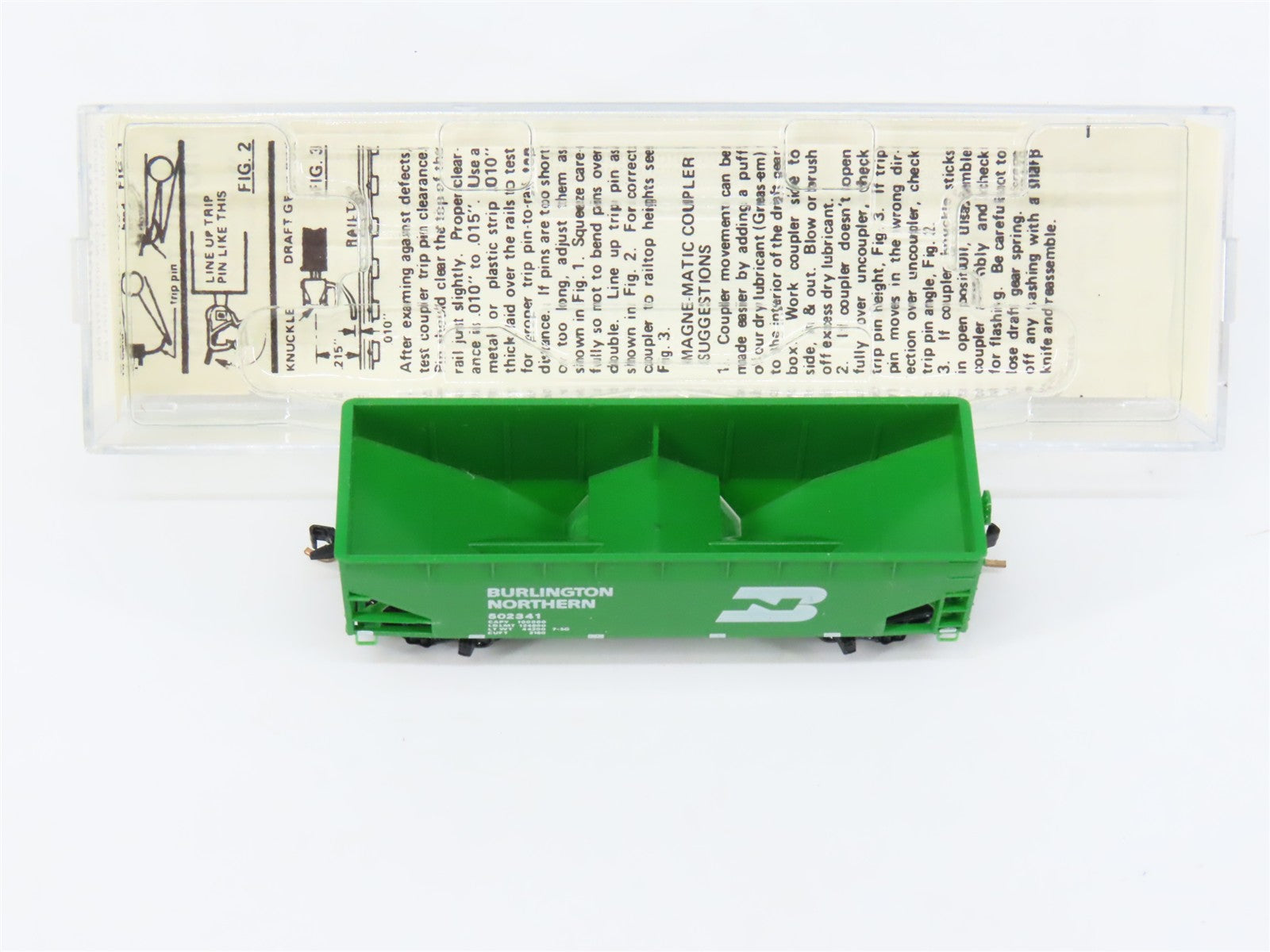 N Scale Micro-Trains MTL 55090 Burlington Northern 33' Hopper 502341 RTR