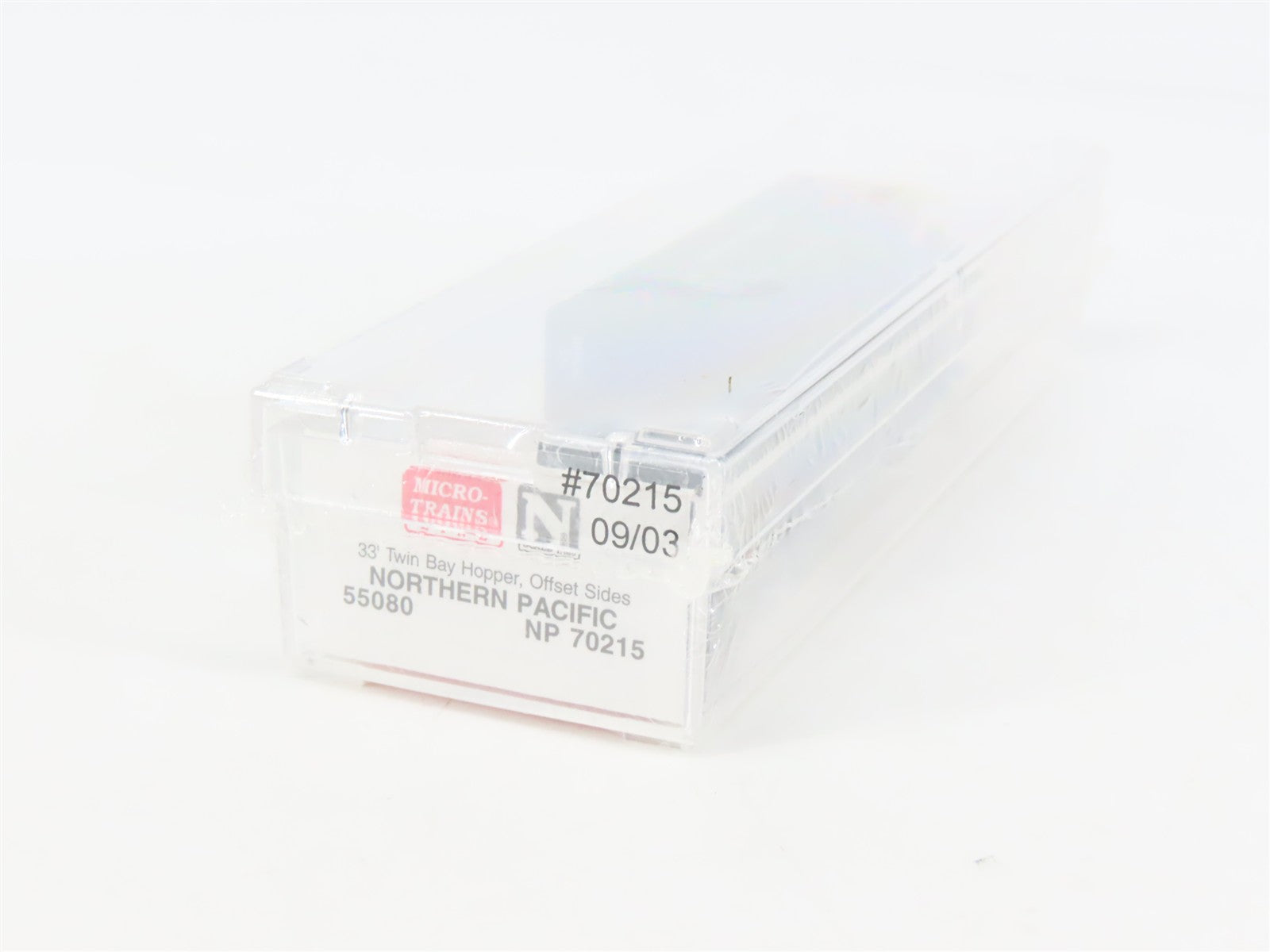 N Scale Micro-Trains MTL 55080 NP Northern Pacific 33' 2-Bay Hopper 70215 RTR