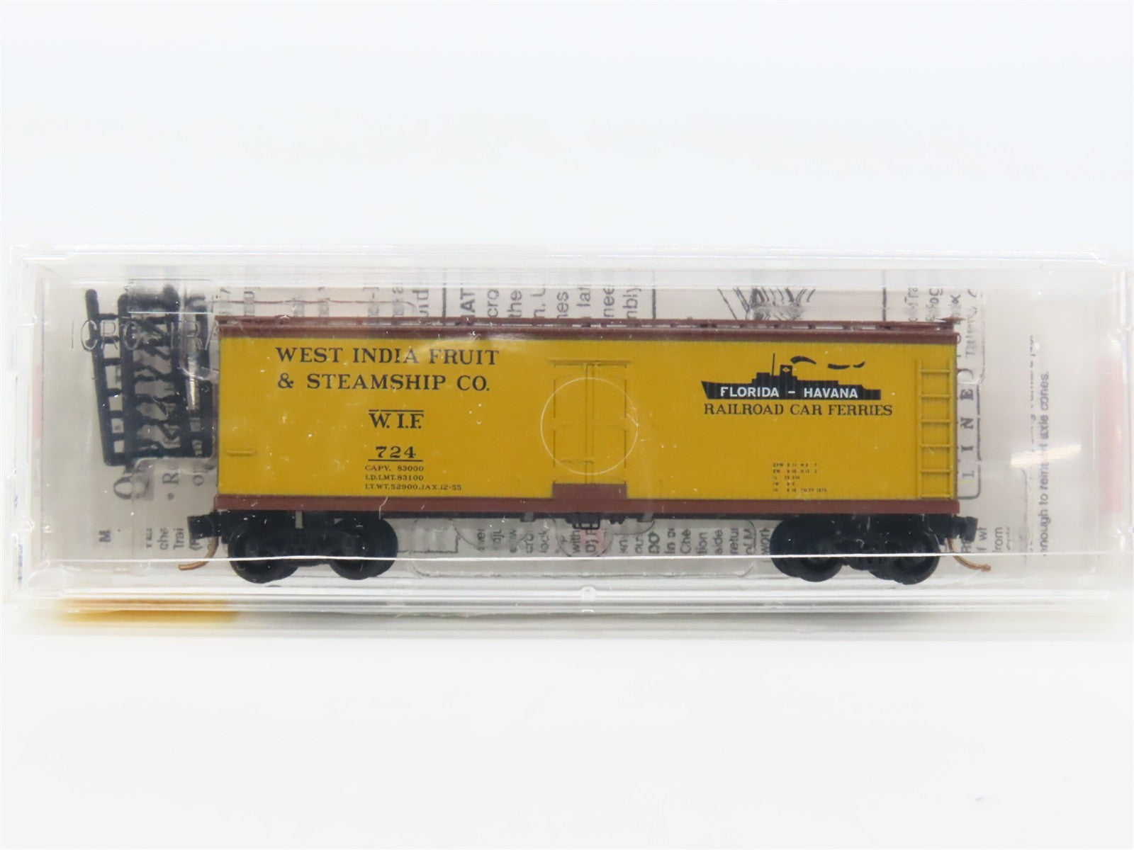 N Scale Micro-Trains MTL 49510 West India Fruit & Steamship Company Reefer RTR