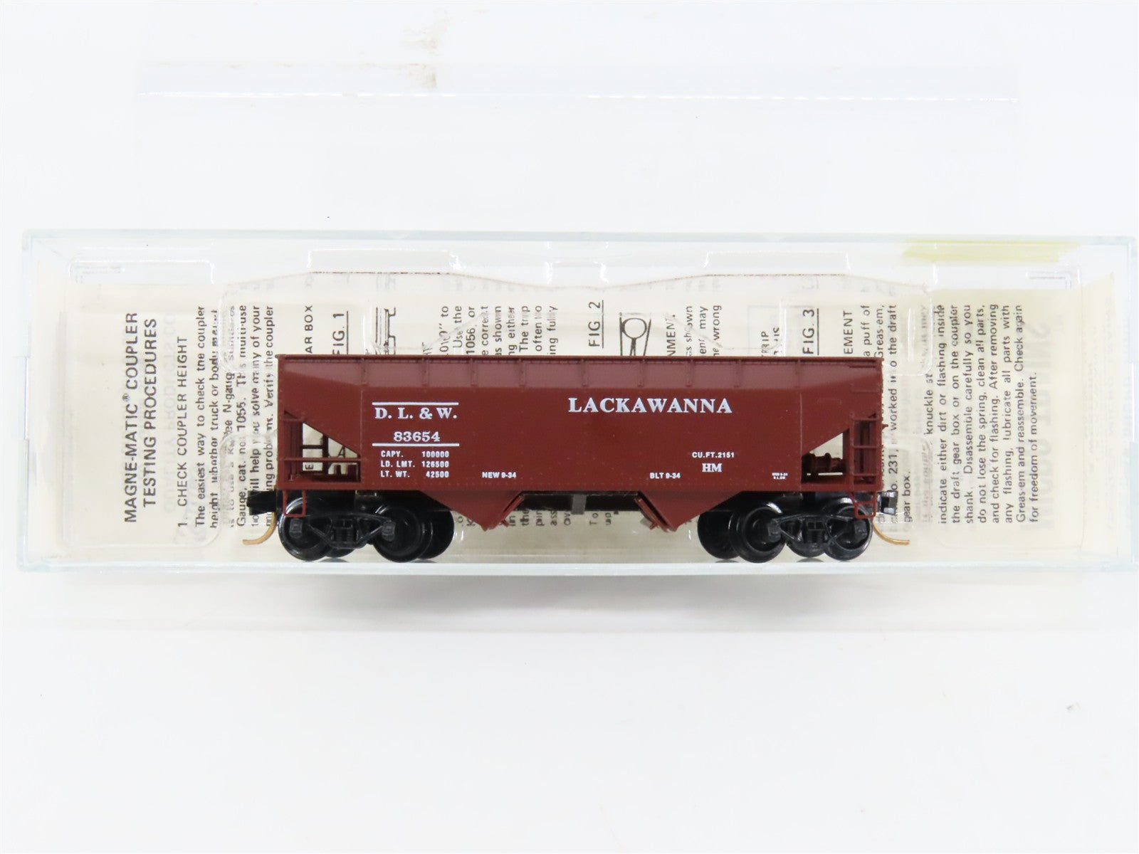 N Scale Micro-Trains MTL 55130 Delaware, Lackawanna & Western 33' Hopper RTR