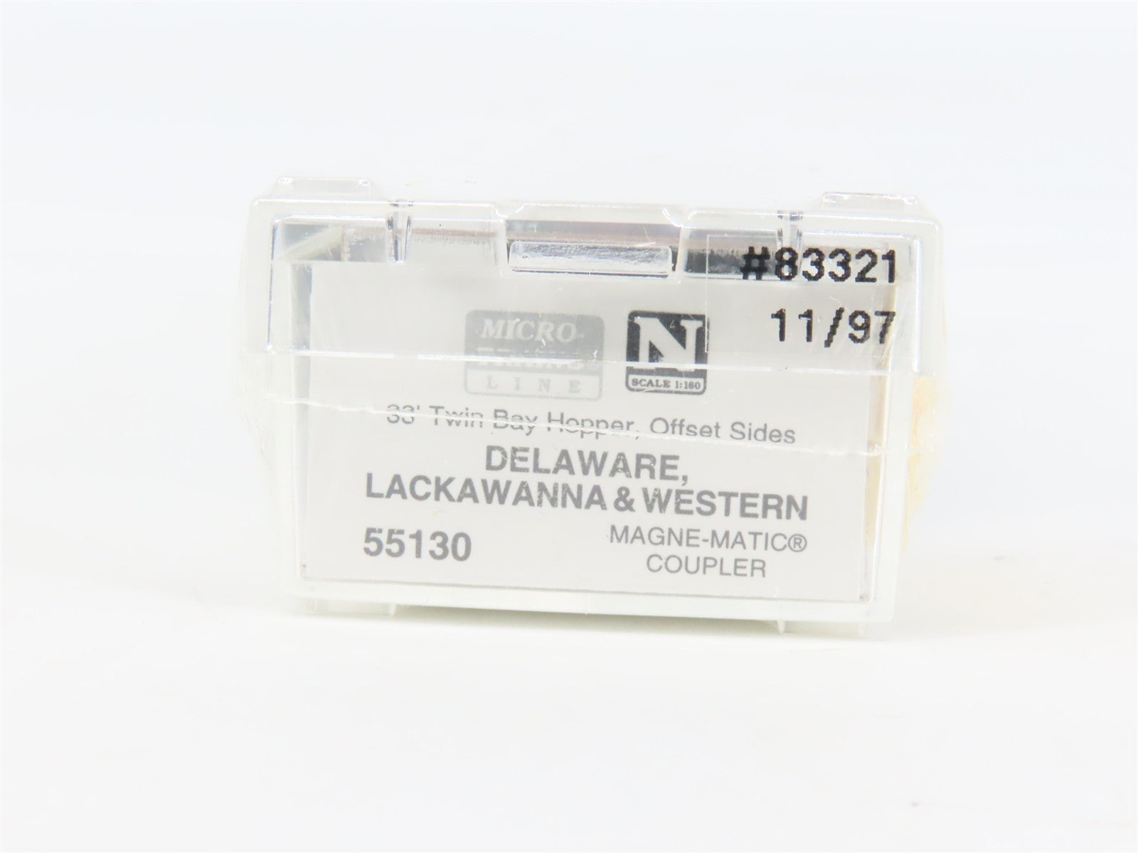 N Scale Micro-Trains MTL 55130 Delaware, Lackawanna & Western 33' Hopper RTR