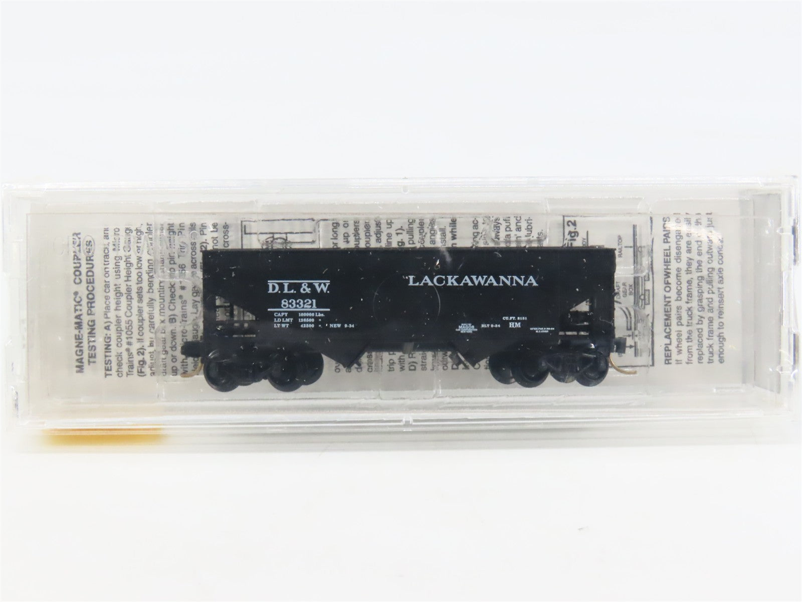 N Scale Micro-Trains MTL 55130 Delaware, Lackawanna & Western 33' Hopper RTR
