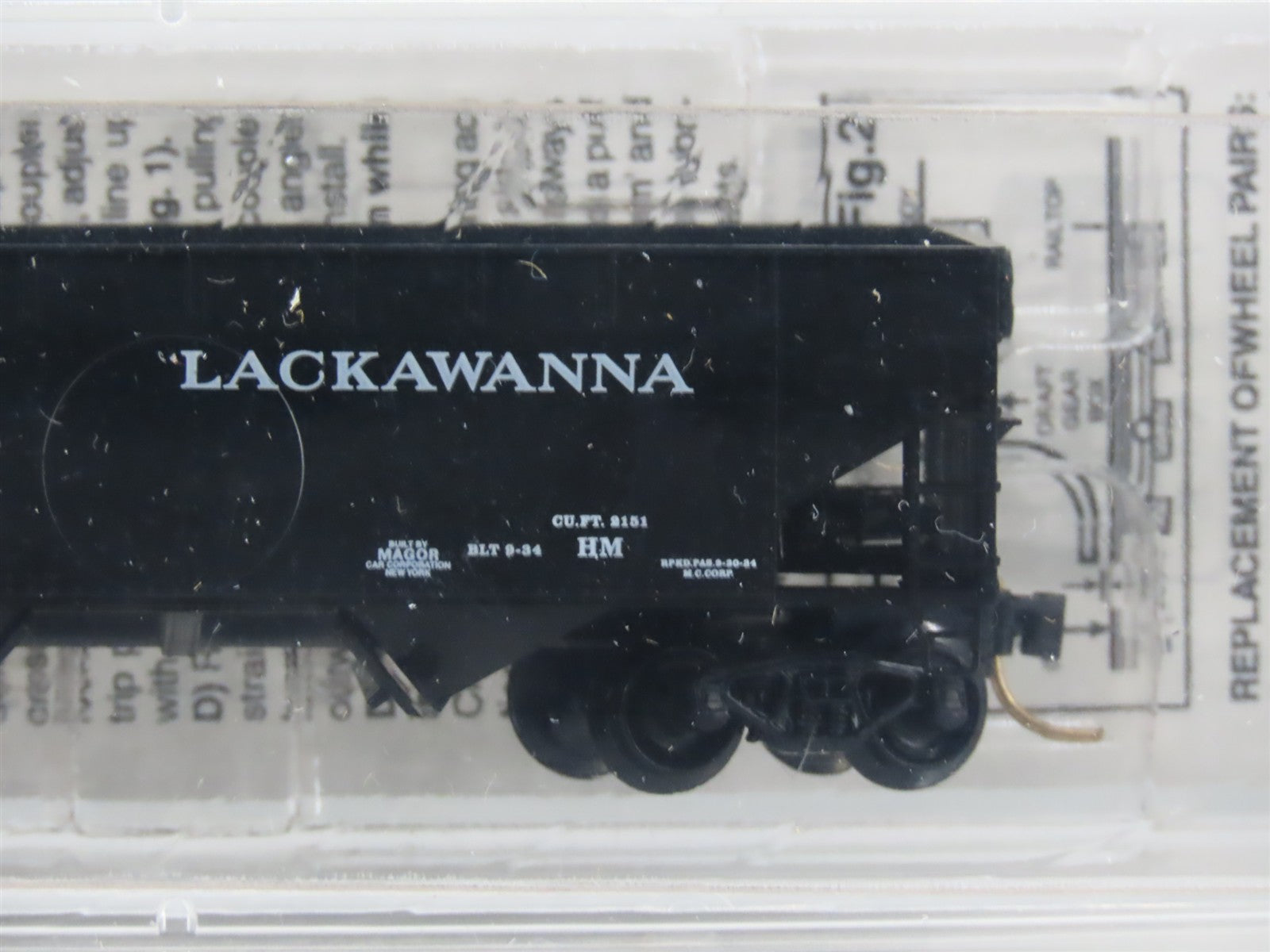 N Scale Micro-Trains MTL 55130 Delaware, Lackawanna & Western 33' Hopper RTR