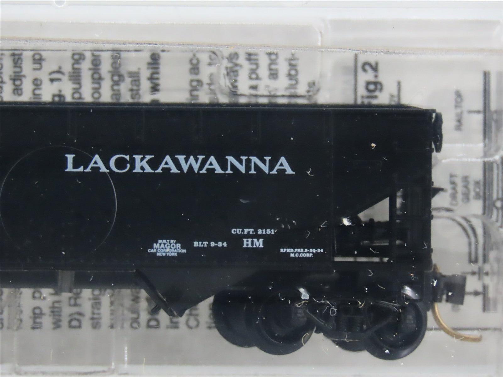 N Scale Micro-Trains MTL 55130 Delaware, Lackawanna & Western 33' Hopper RTR