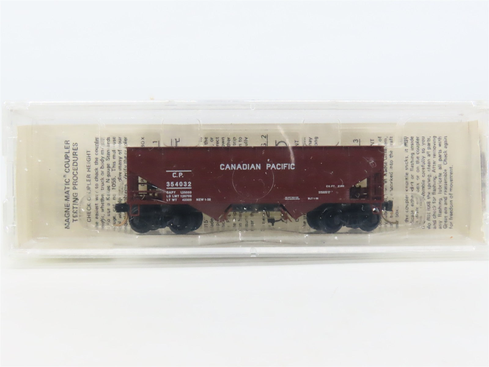 N Scale Micro-Trains MTL 55150 CP Canadian Pacific 33' 2-Bay Hopper 354032 RTR