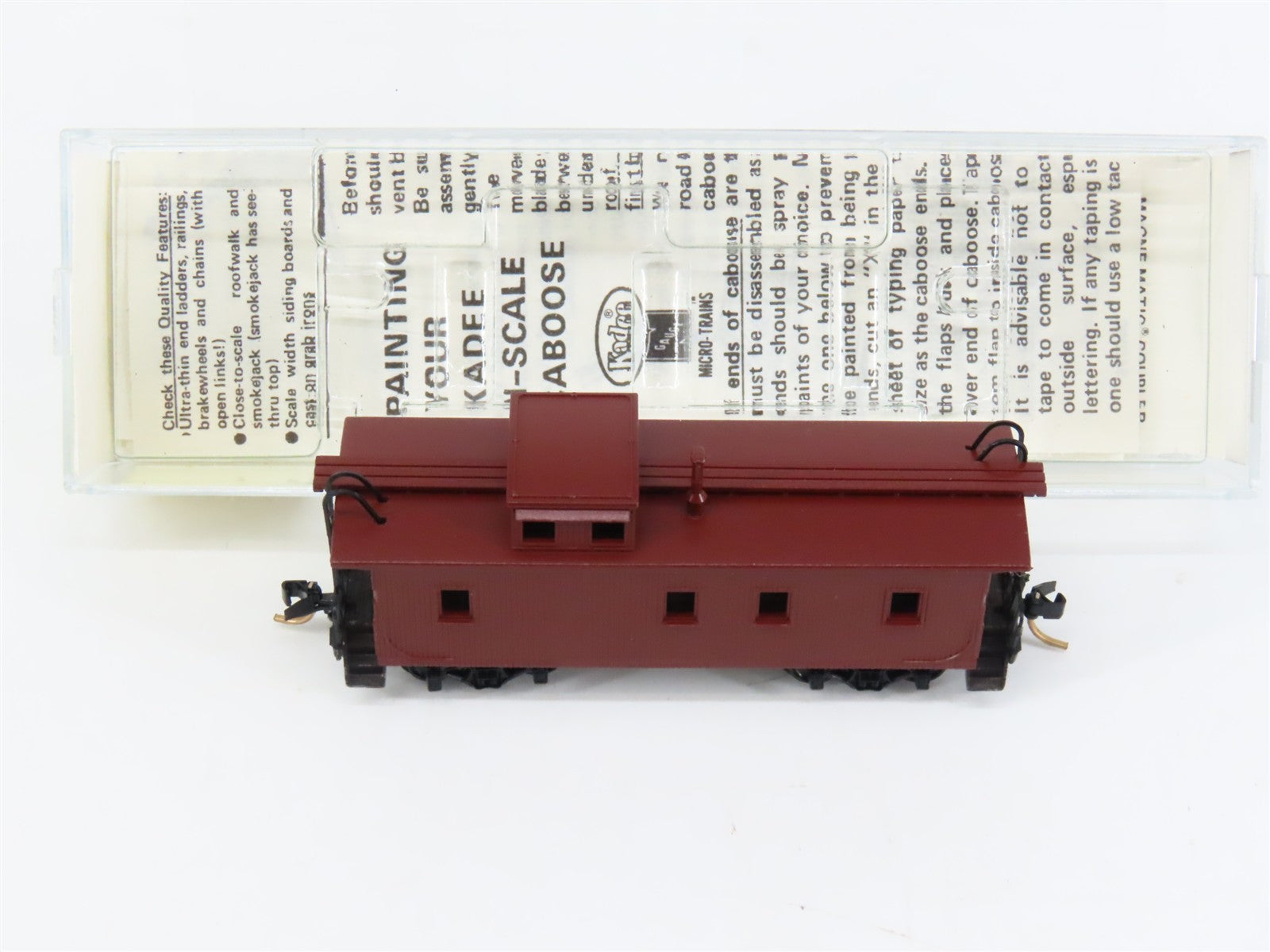 N Scale Micro-Trains MTL 50000 Unlettered 34' Wood-Sheathed Caboose RTR