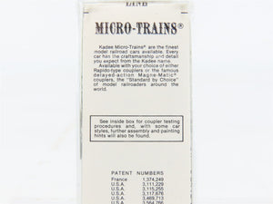 N Scale Micro-Trains MTL 50000 Unlettered 34' Wood-Sheathed Caboose RTR