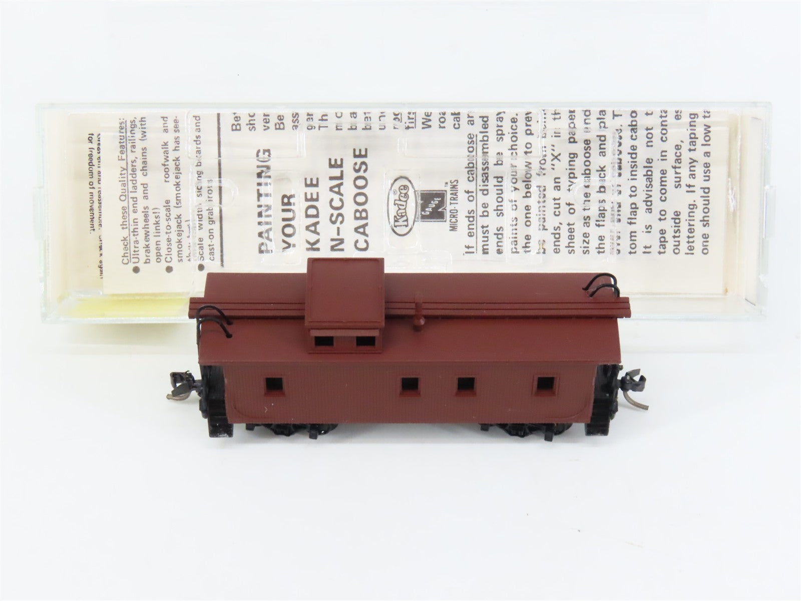 N Scale Micro-Trains MTL 50000 34' Wood-Sheathed Caboose RTR