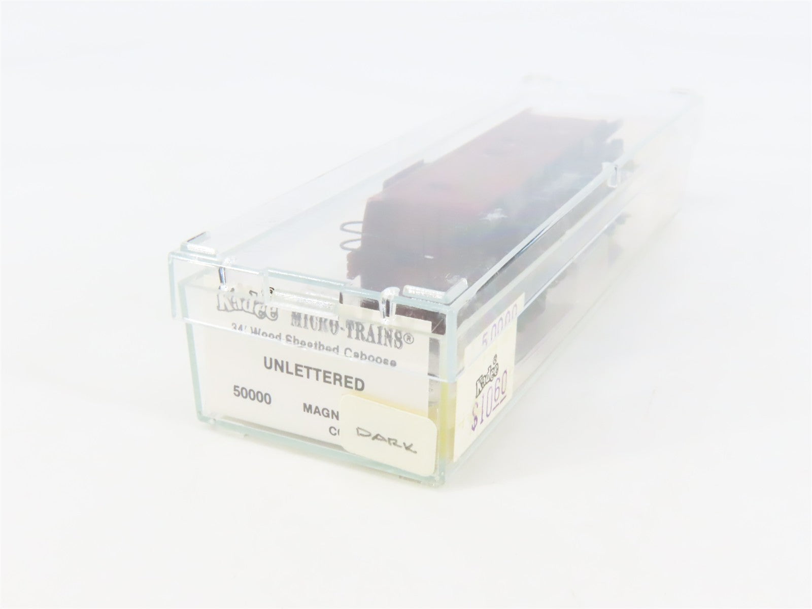 N Scale Micro-Trains MTL 50000 Unlettered 34' Wood Sheathed Caboose RTR