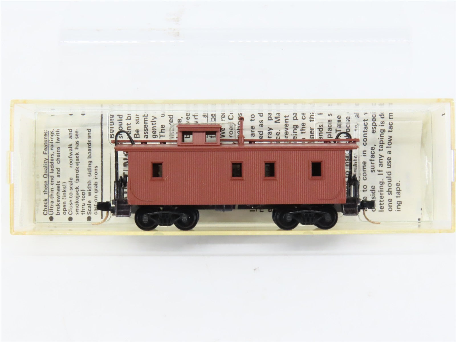 N Scale Micro-Trains MTL 50000 Unlettered 34' Wood Sheathed Caboose RTR