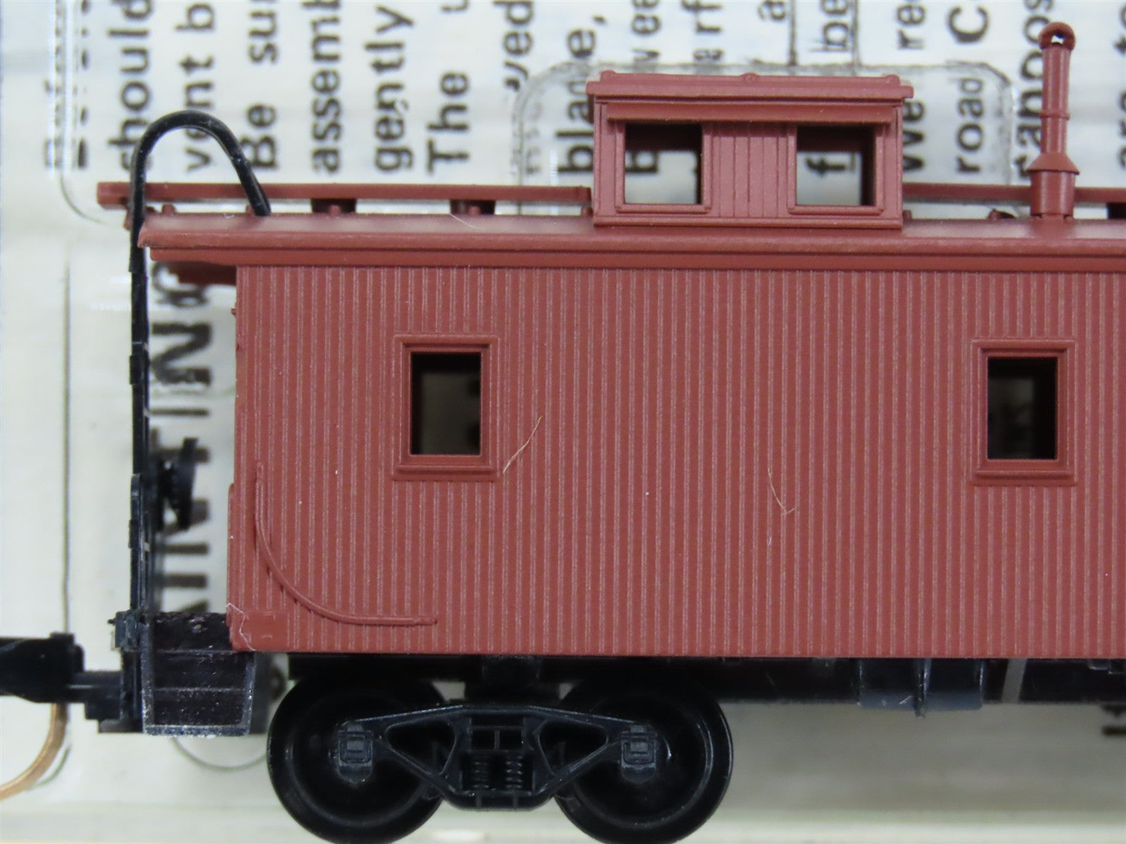 N Scale Micro-Trains MTL 50000 Unlettered 34' Wood Sheathed Caboose RTR