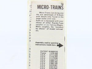 N Scale Micro-Trains MTL 50000 Unlettered 34' Wood Sheathed Caboose RTR
