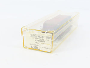 N Scale Micro-Trains MTL 50000 Unlettered 34' Wood Sheathed Caboose RTR