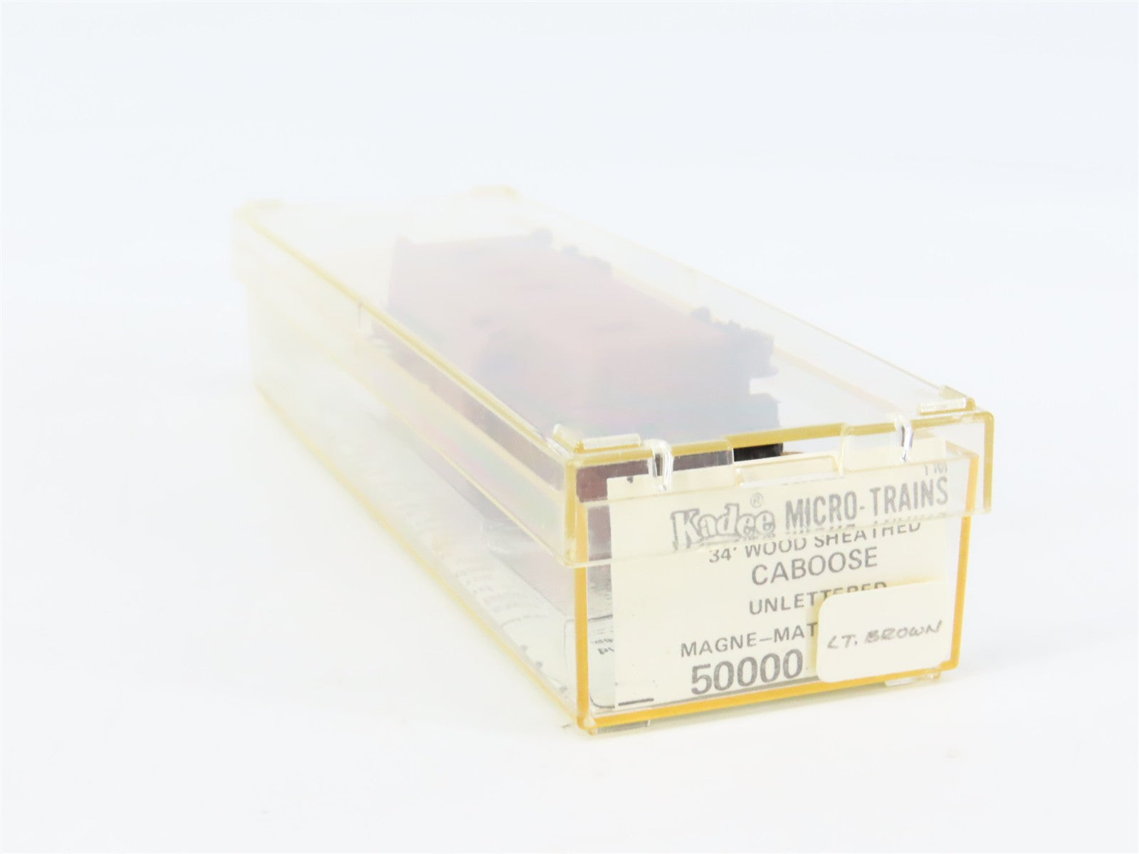 N Scale Micro-Trains MTL 50000 Unlettered 34' Wood Sheathed Caboose RTR