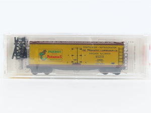 N Scale Micro-Trains MTL 49480 MACX Mahaffey Commission Co. 40' Reefer 3300 RTR