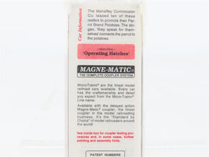 N Scale Micro-Trains MTL 49480 MACX Mahaffey Commission Co. 40' Reefer 3300 RTR