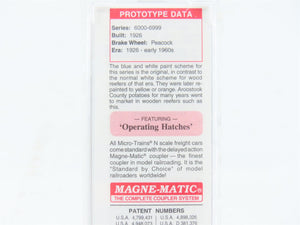 N Scale Micro-Trains MTL 49550 BAR Bangor & Aroostook 40' Reefer 6006 RTR