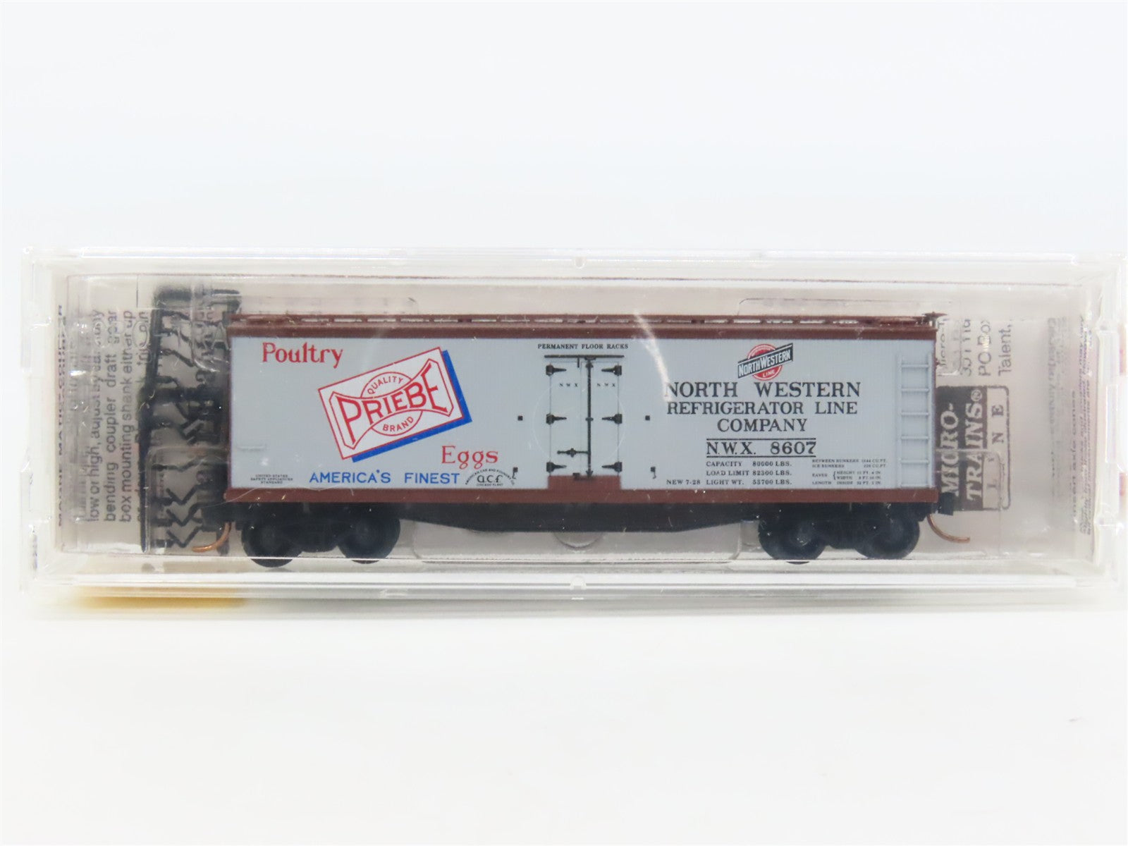 N Scale Micro-Trains MTL 49520 North Western Refrigerator Line 40' Reefer RTR