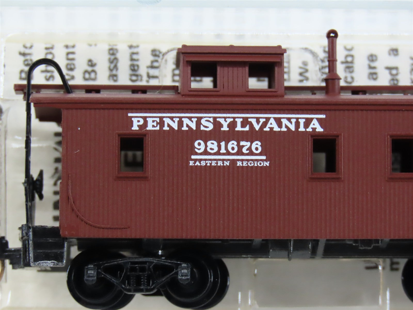 N Scale Micro-Trains MTL 50020 PRR Pennsylvania 34' Wood Sheathed Caboose RTR
