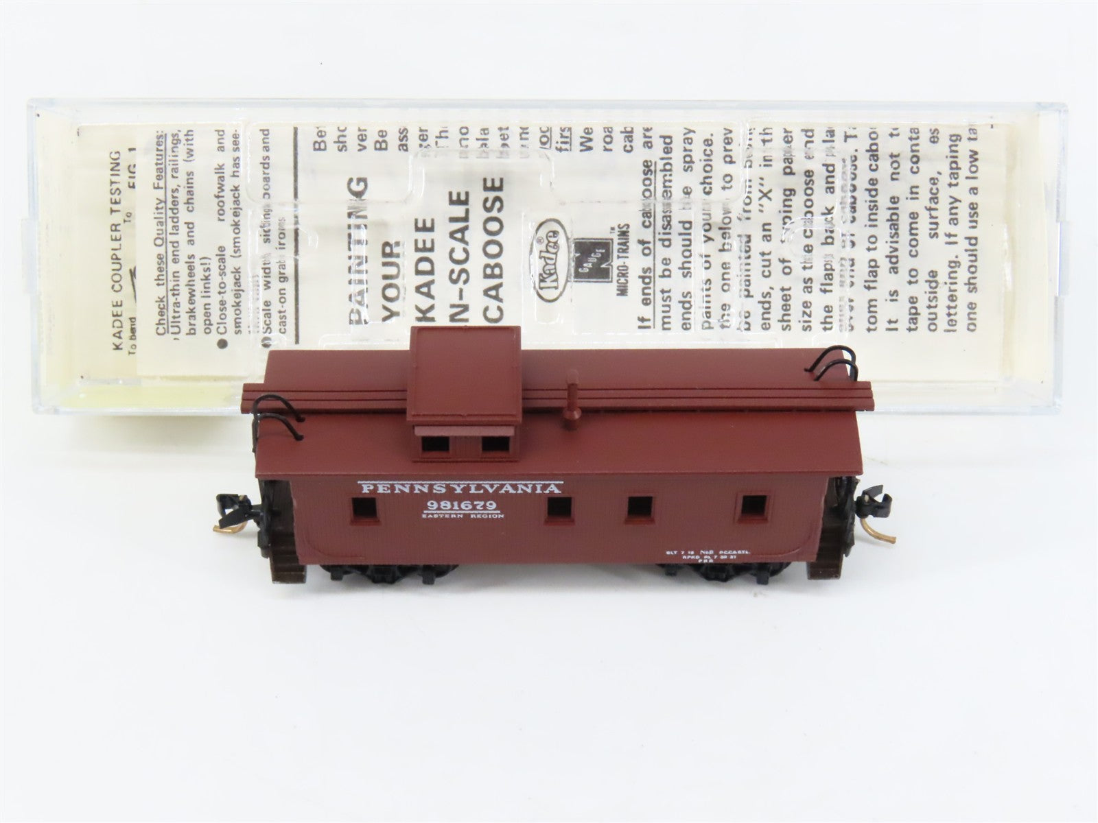 N Scale Micro-Trains MTL 50020 PRR Pennsylvania 34' Wood Sheathed Caboose RTR