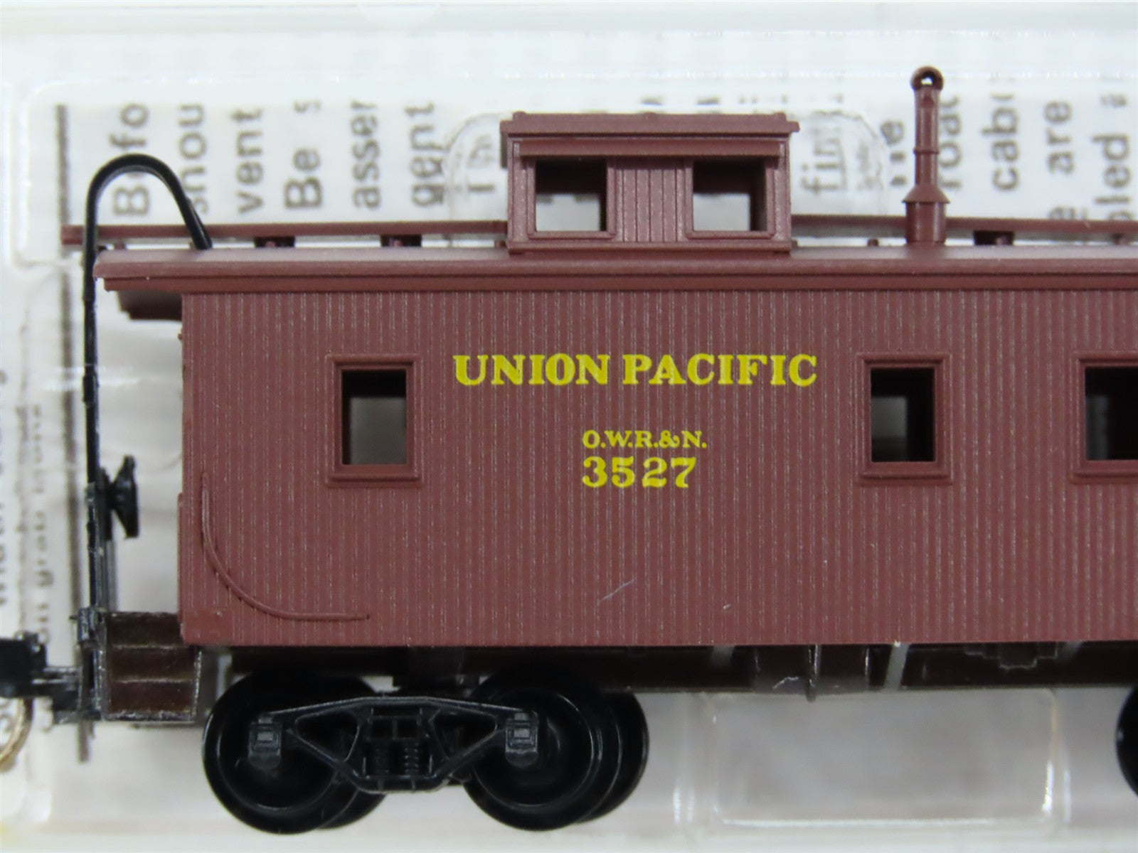 N Scale Micro-Trains MTL 50010 UP Union Pacific 34' Wood-Sheathed Caboose RTR