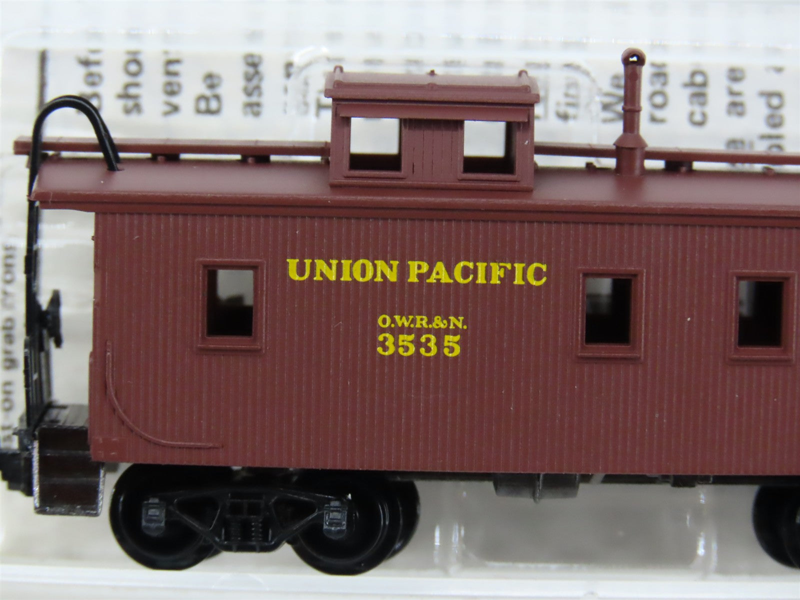 N Scale Micro-Trains MTL 50010 UP Union Pacific 34' Wood-Sheathed Caboose RTR