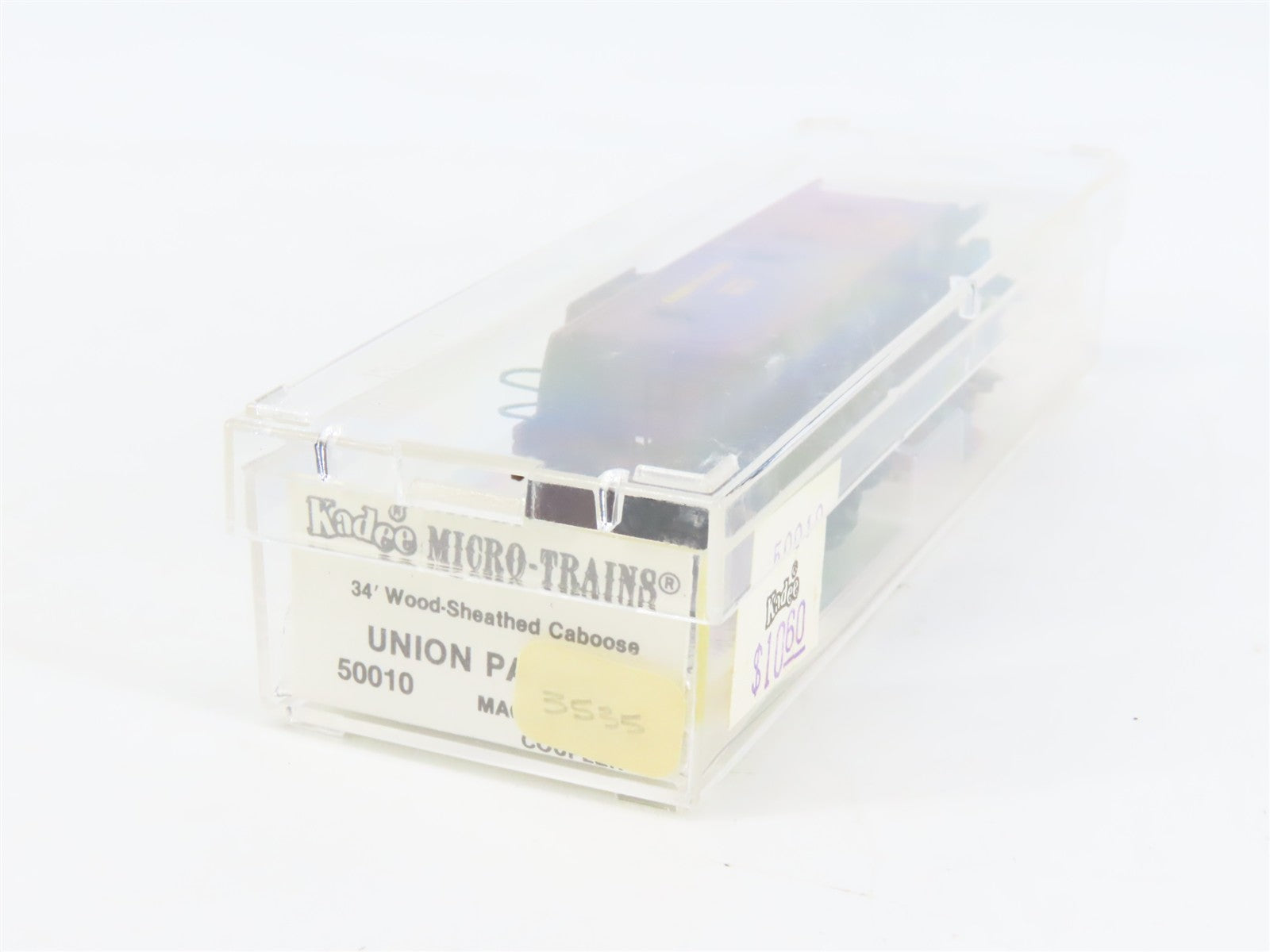 N Scale Micro-Trains MTL 50010 UP Union Pacific 34' Wood-Sheathed Caboose RTR