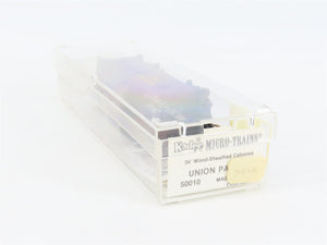 N Scale Micro-Trains MTL 50010 UP Union Pacific 34' Wood-Sheathed Caboose RTR