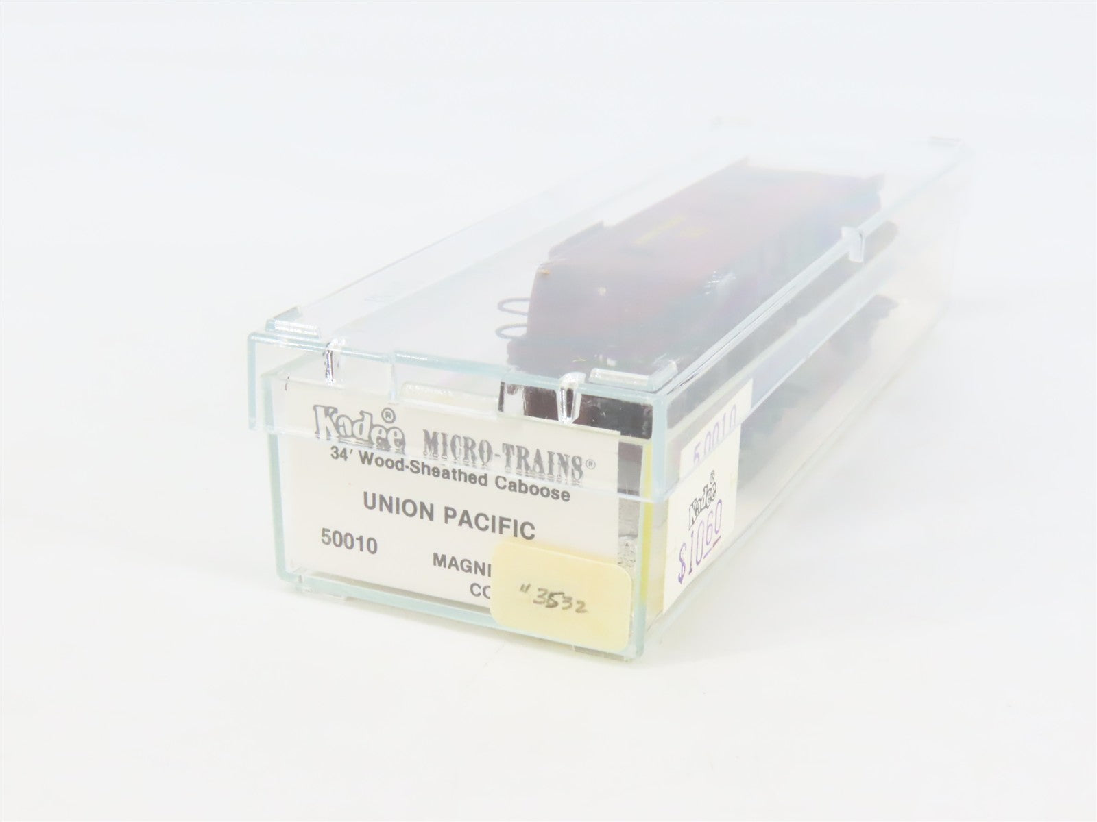 N Scale Micro-Trains MTL 50010 UP Union Pacific 34' Wood-Sheathed Caboose RTR