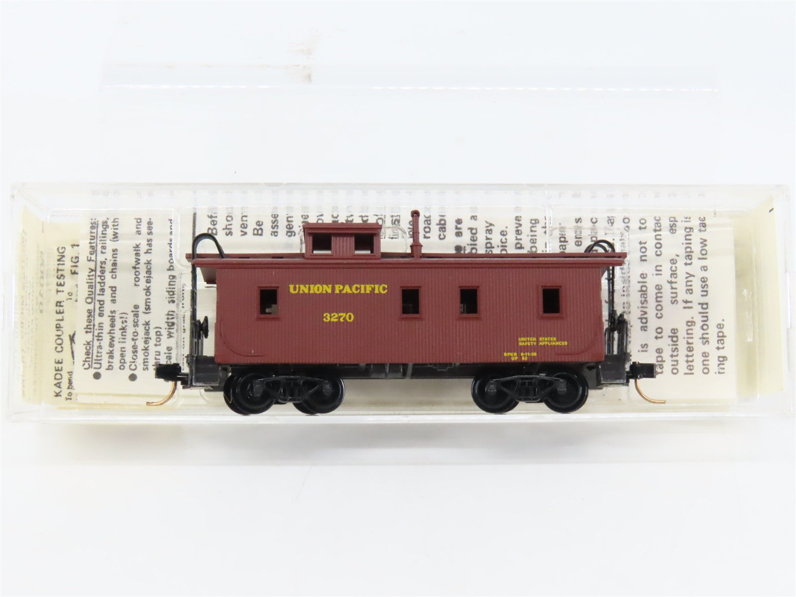 N Scale Micro-Trains MTL 50010 UP Union Pacific 34' Wood Sheathed Caboose RTR