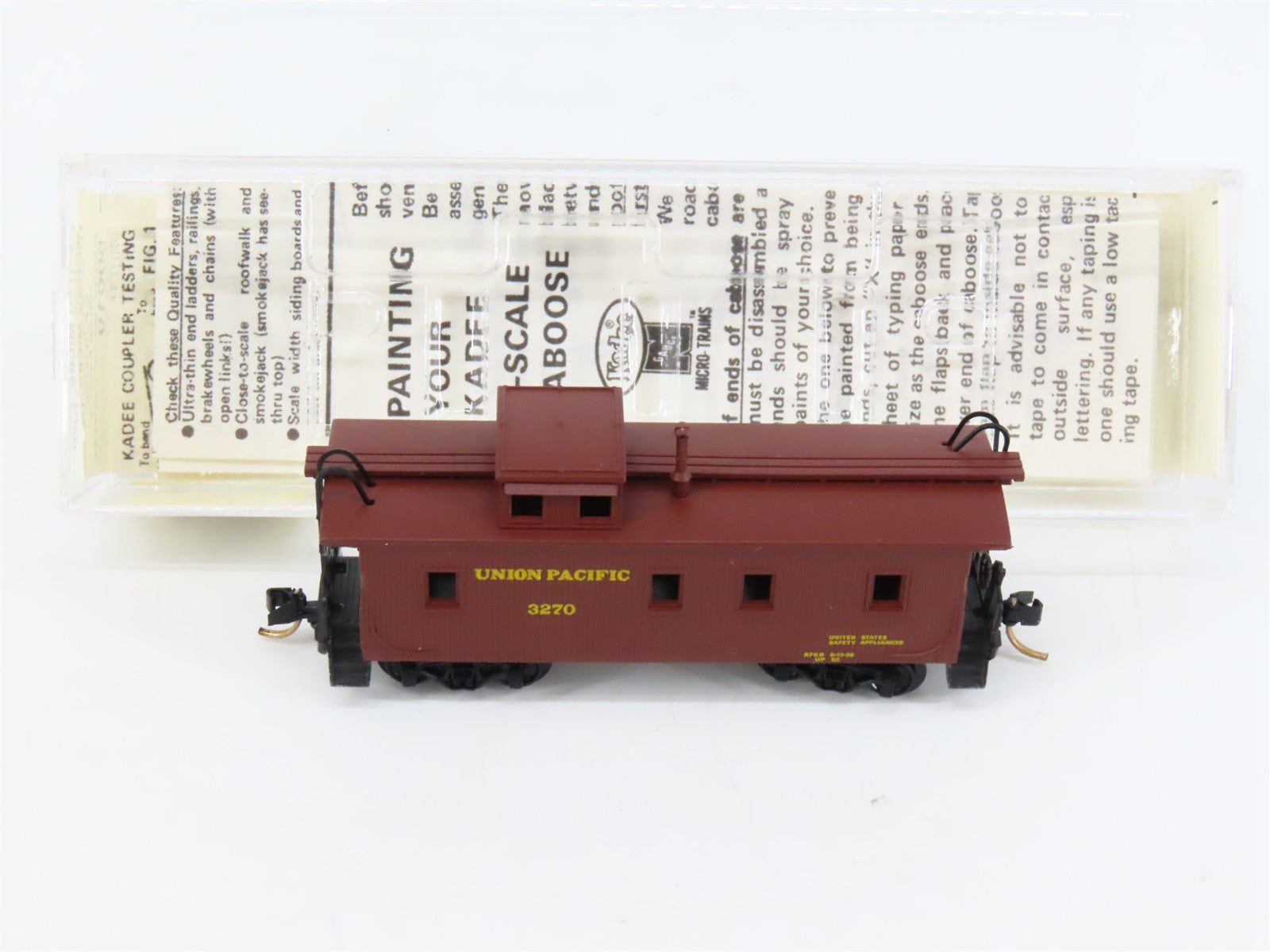 N Scale Micro-Trains MTL 50010 UP Union Pacific 34' Wood Sheathed Caboose RTR