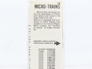 N Scale Micro-Trains MTL 50010 UP Union Pacific 34' Wood Sheathed Caboose RTR
