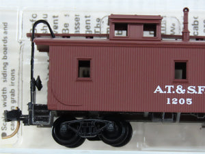 N Scale Micro-Trains MTL 50040 ATSF Santa Fe 34' Wood-Sheathed Caboose 1205 RTR