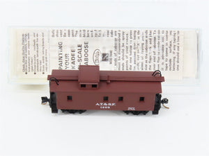 N Scale Micro-Trains MTL 50040 ATSF Santa Fe 34' Wood-Sheathed Caboose 1205 RTR