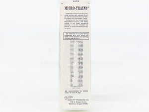 N Scale Micro-Trains MTL 50040 ATSF Santa Fe 34' Wood-Sheathed Caboose 1205 RTR