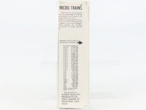 N Scale Micro-Trains MTL 50040 ATSF Santa Fe 34' Wood-Sheathed Caboose 1204 RTR