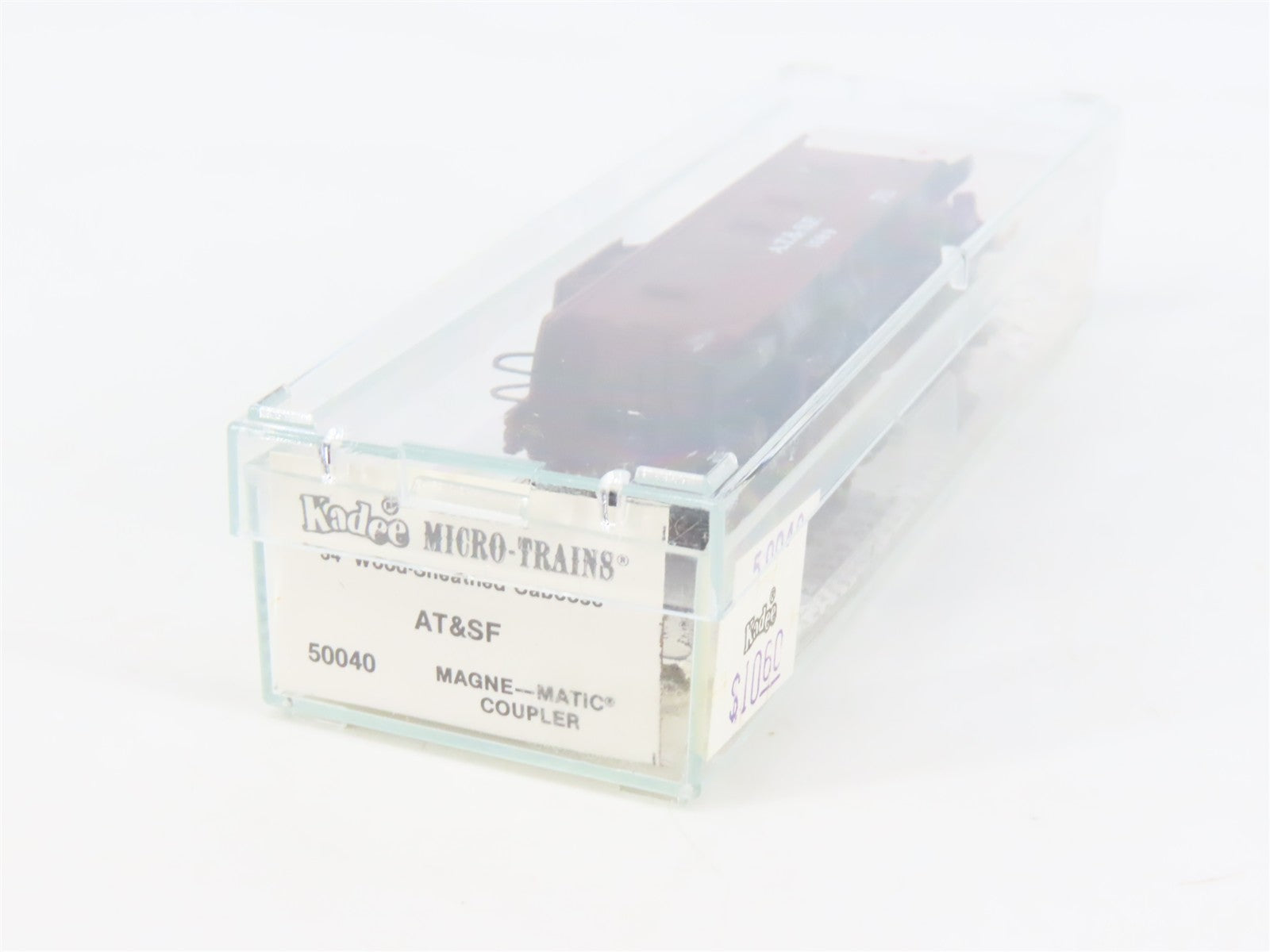 N Scale Micro-Trains MTL 50040 AT&SF Santa Fe 34' Wood-Sheathed Caboose 1089 RTR
