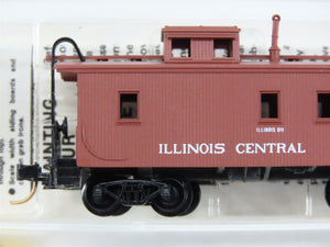 N Scale Micro-Trains MTL 50030 IC Illinois Central 34' Wood-Sheathed Caboose RTR