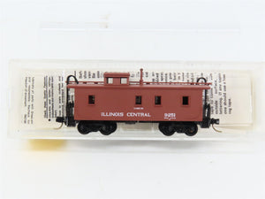 N Scale Micro-Trains MTL 50030 IC Illinois Central 34' Wood-Sheathed Caboose RTR