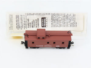 N Scale Micro-Trains MTL 50030 IC Illinois Central 34' Wood-Sheathed Caboose RTR