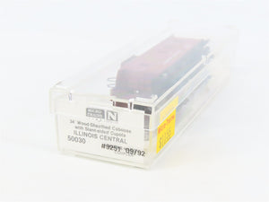 N Scale Micro-Trains MTL 50030 IC Illinois Central 34' Wood-Sheathed Caboose RTR
