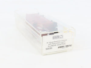 N Scale Micro-Trains MTL 50030 IC Illinois Central 34' Wood-Sheathed Caboose RTR