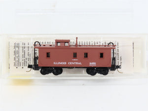 N Scale Micro-Trains MTL 50030 IC Illinois Central 34' Wood-Sheathed Caboose RTR