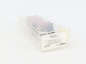 N Scale Micro-Trains MTL 50030 IC Illinois Central 34' Wood-Sheathed Caboose RTR