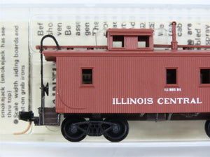N Scale Micro-Trains MTL 50030 IC Illinois Central 34' Wood-Sheathed Caboose RTR