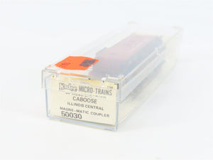 N Scale Micro-Trains MTL 50030 IC Illinois Central 34' Wood-Sheathed Caboose RTR