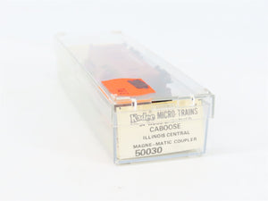 N Scale Micro-Trains MTL 50030 IC Illinois Central 34' Wood-Sheathed Caboose RTR