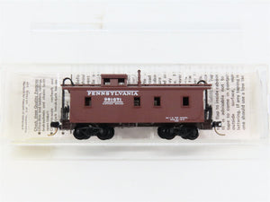 N Scale Micro-Trains MTL 50020 PRR Pennsylvania 34' Wood-Sheathed Caboose RTR