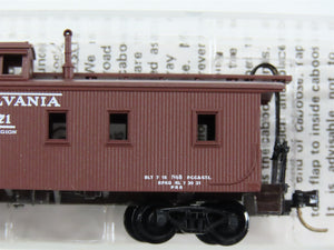 N Scale Micro-Trains MTL 50020 PRR Pennsylvania 34' Wood-Sheathed Caboose RTR