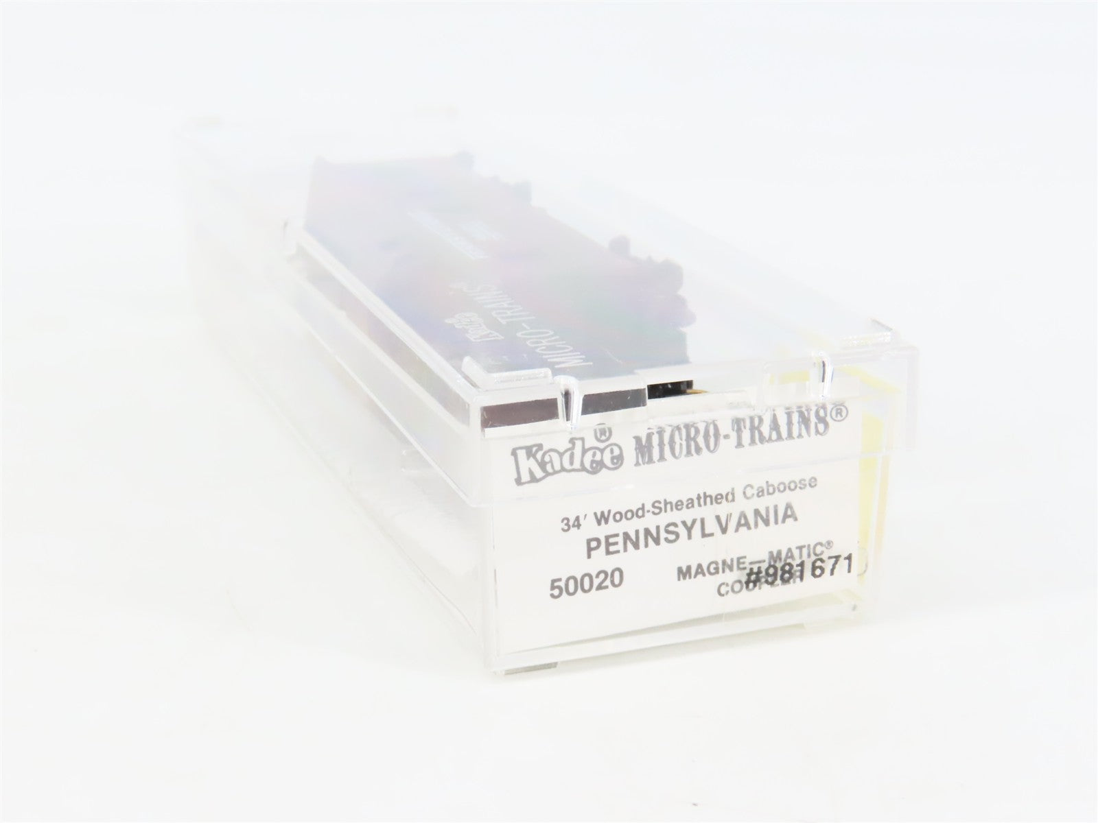 N Scale Micro-Trains MTL 50020 PRR Pennsylvania 34' Wood-Sheathed Caboose RTR